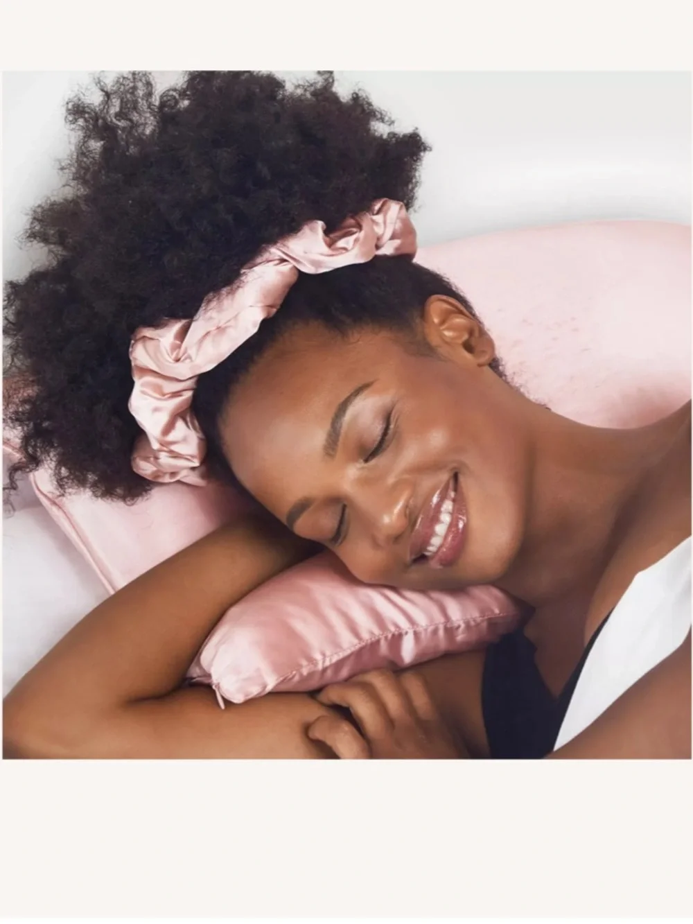Kitsch Standard Satin Pillowcase Blush Pink
